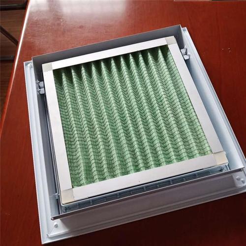 门铰式铝合金百叶送风口 初效过滤器的有效组合应用